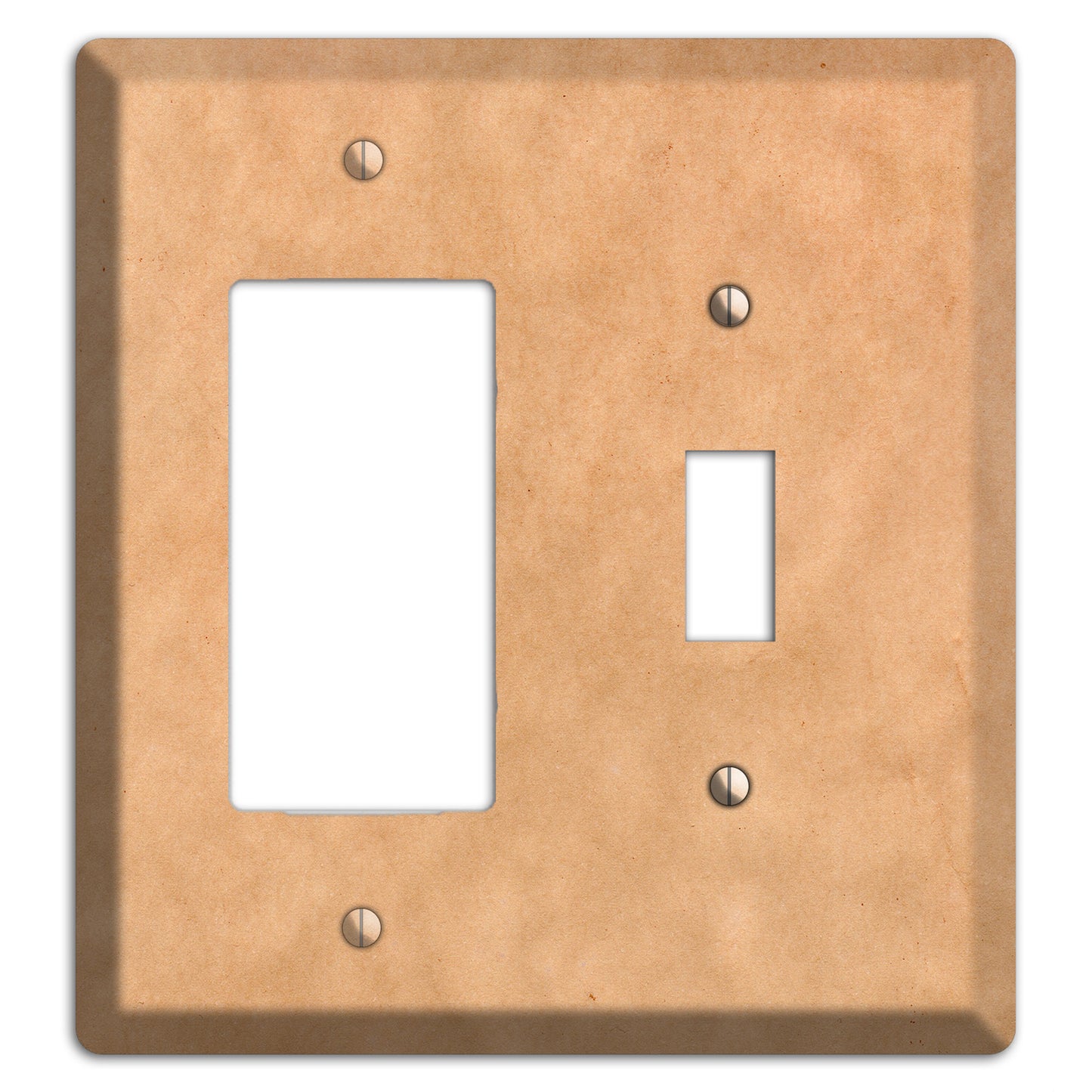 Aged Paper 10 Rocker / Toggle Wallplate