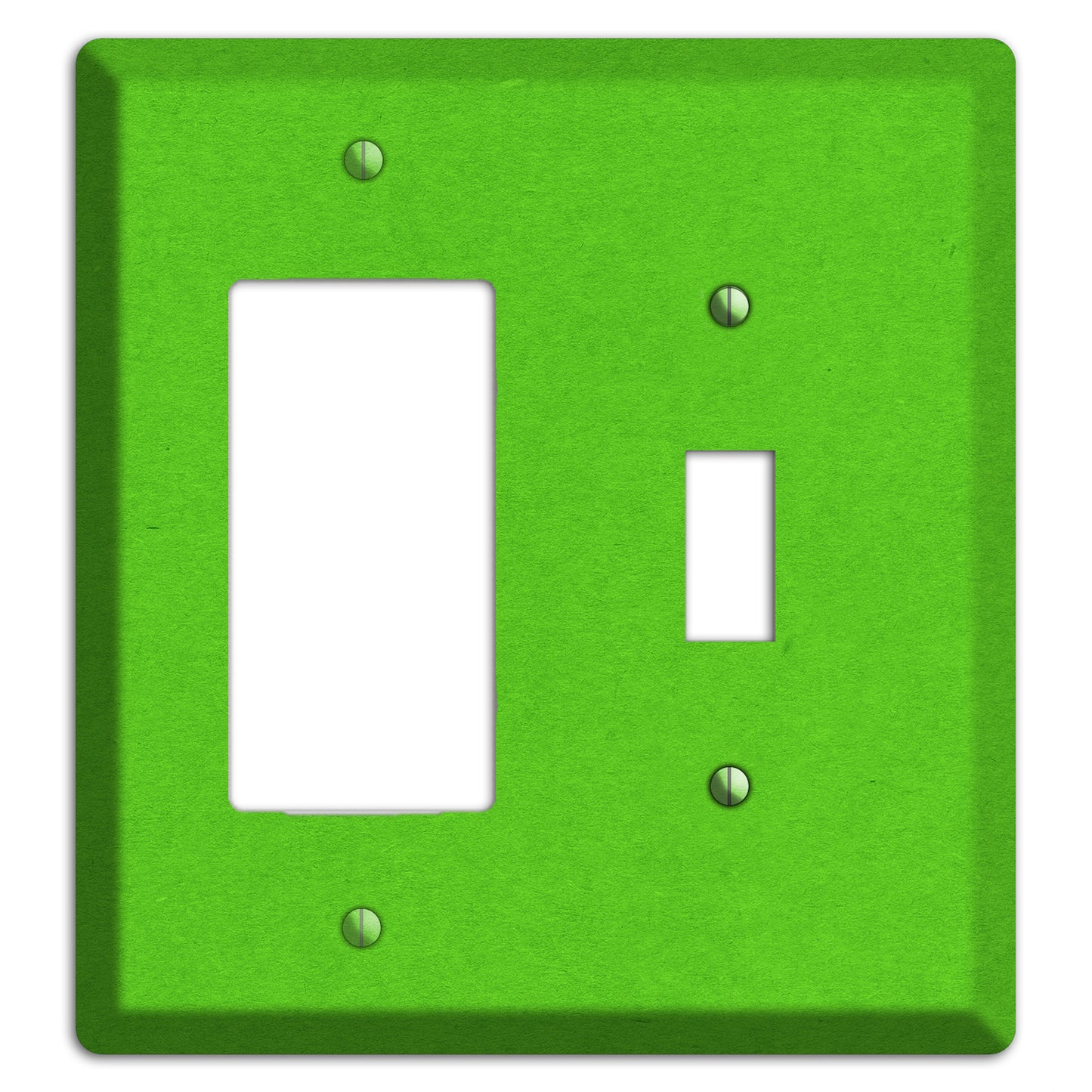 Kelly Green Kraft Rocker / Toggle Wallplate