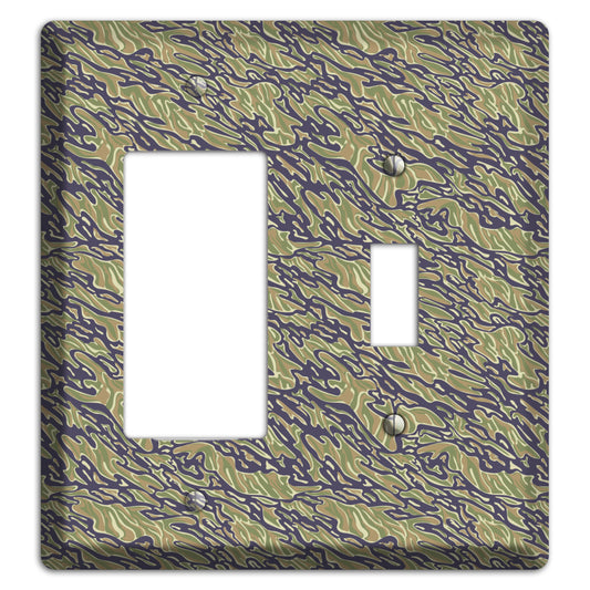 Vietnam Tiger 2 Camo Rocker / Toggle Wallplate