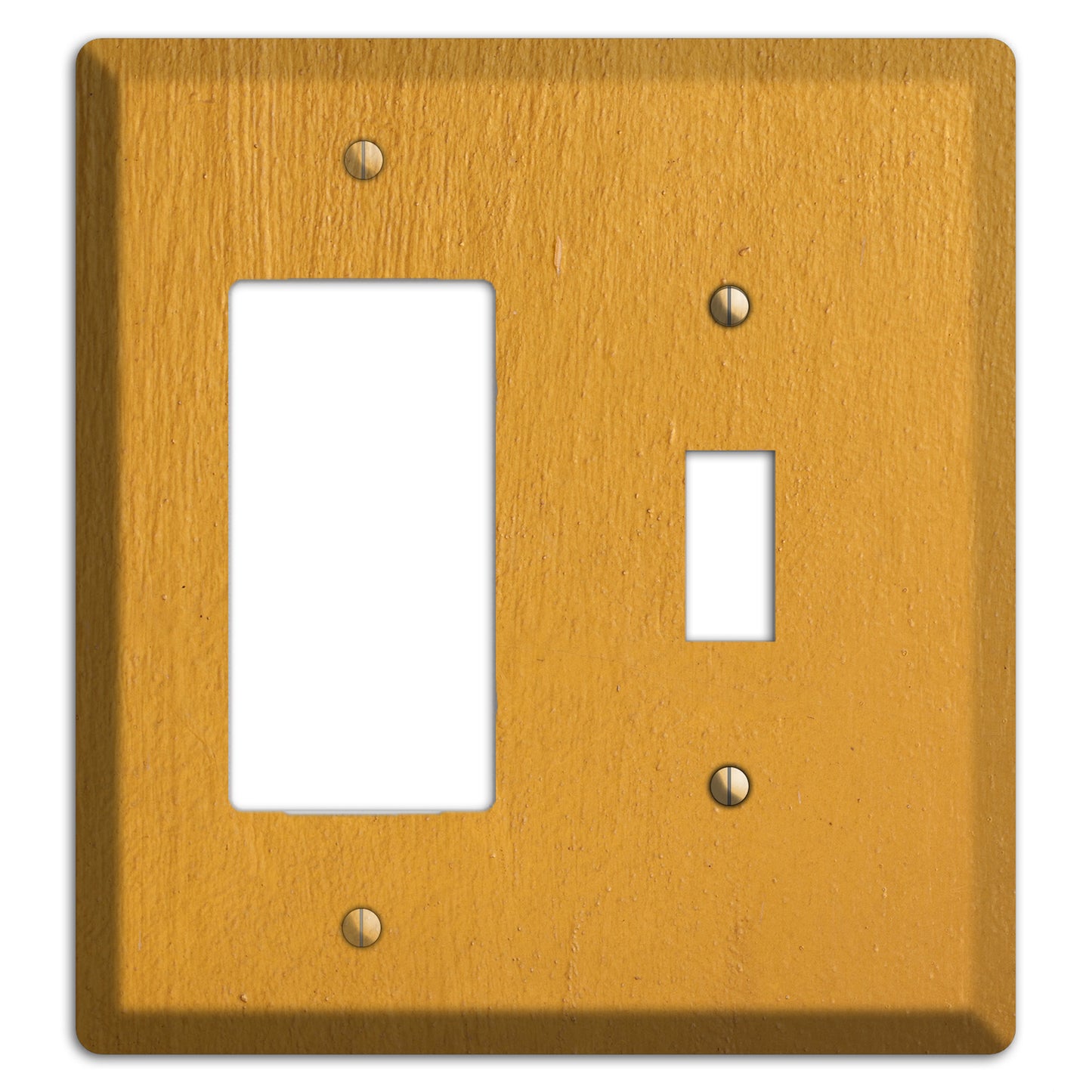 Gold Concrete Rocker / Toggle Wallplate