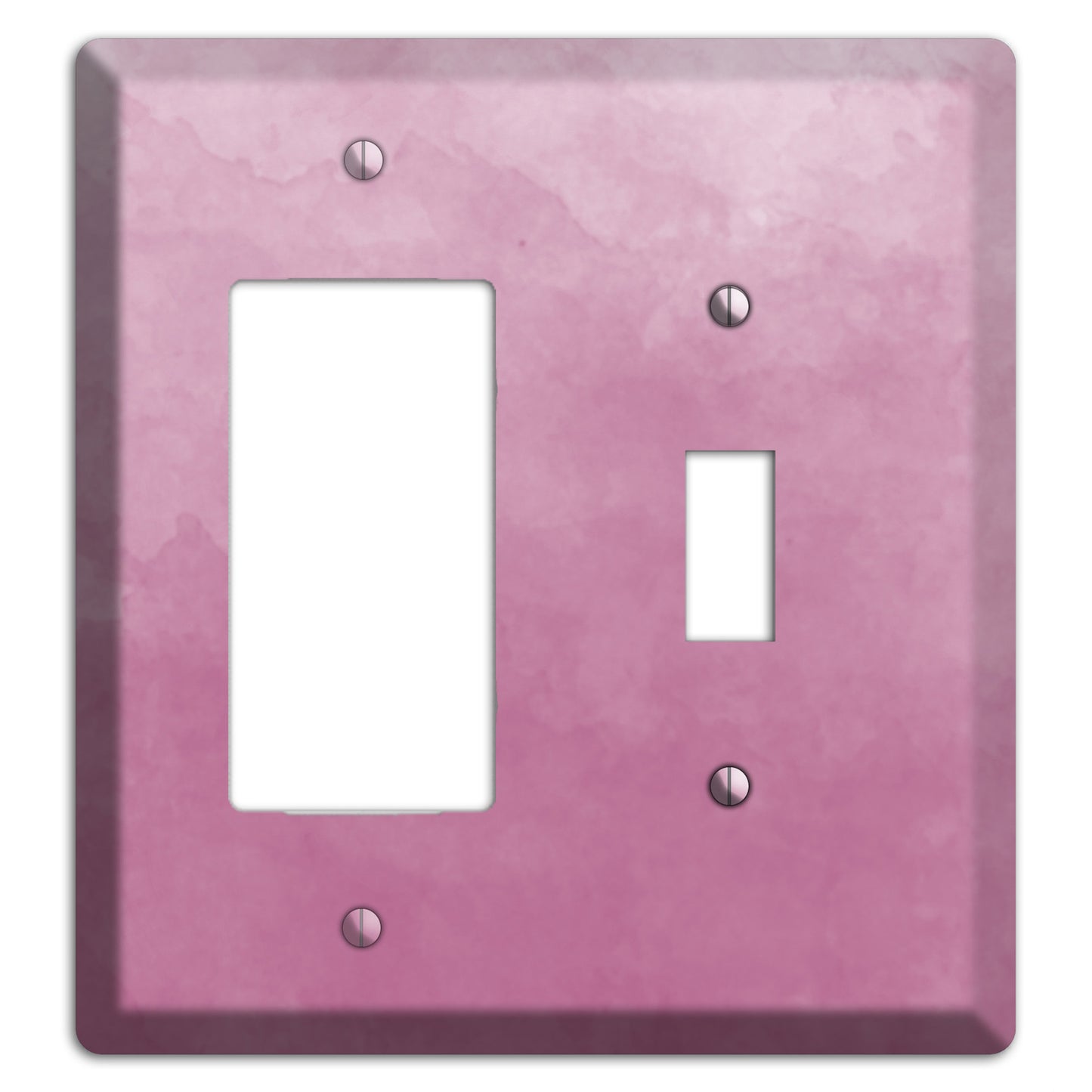 Purple Ombre Rocker / Toggle Wallplate