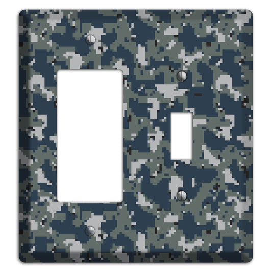 Navy 2007 Camo Rocker / Toggle Wallplate