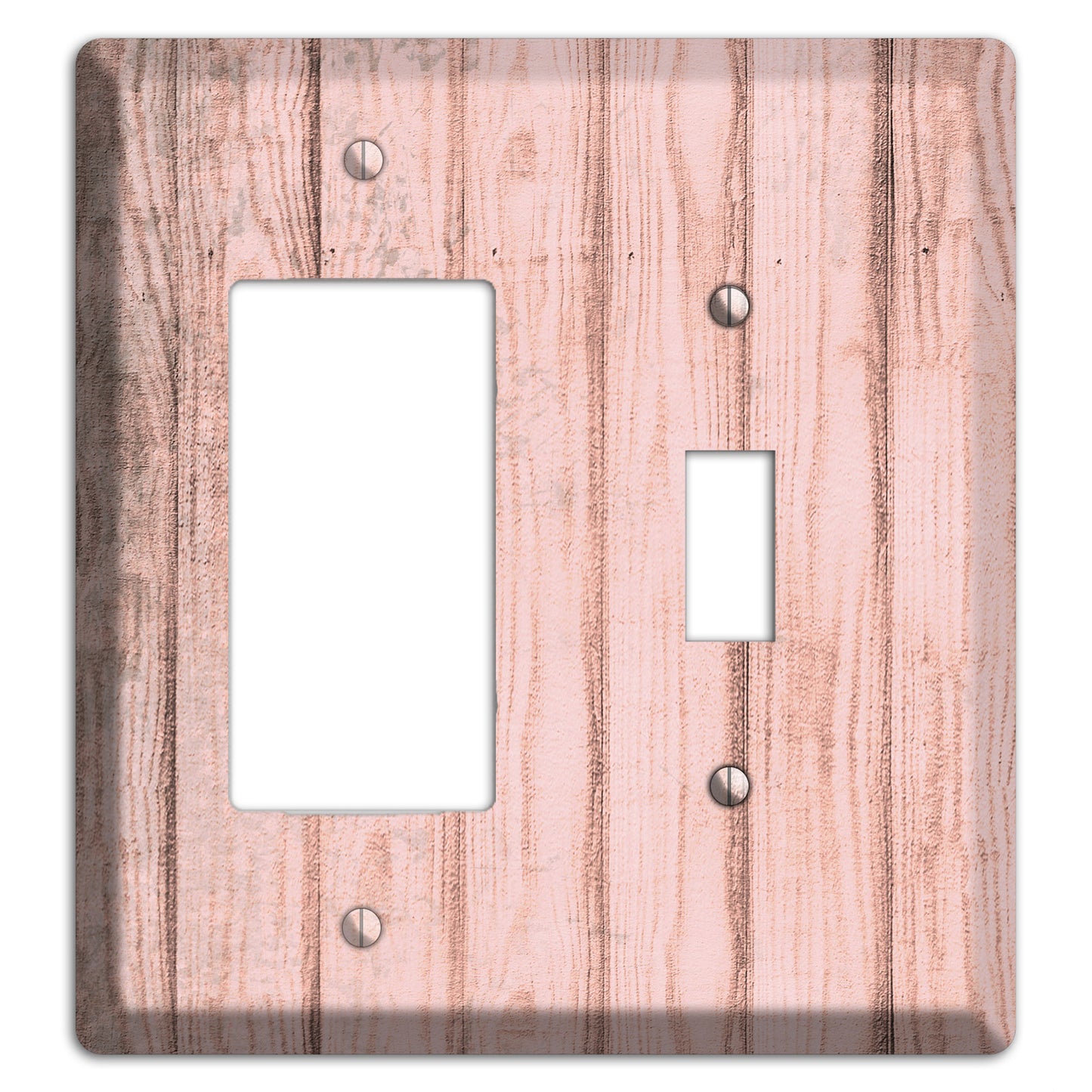 Beauty Bush Weathered Wood Rocker / Toggle Wallplate