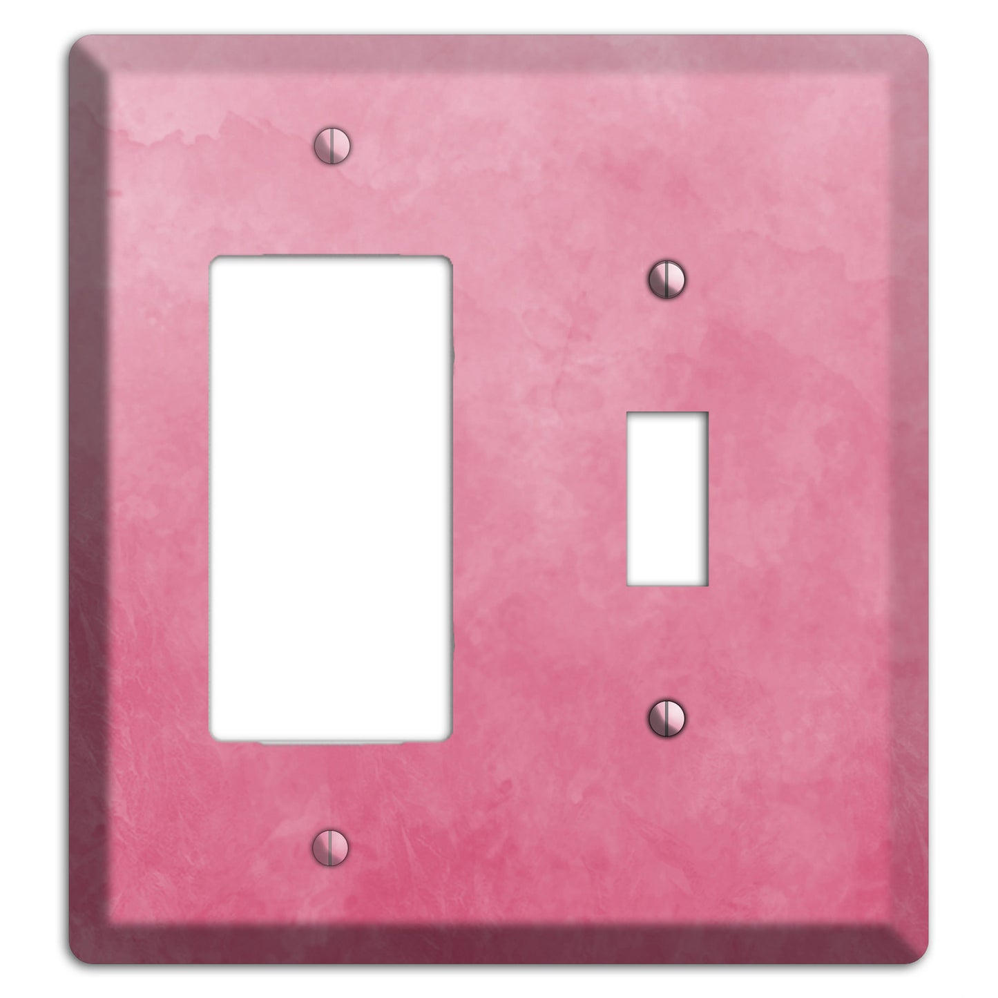 Pink Ombre Rocker / Toggle Wallplate