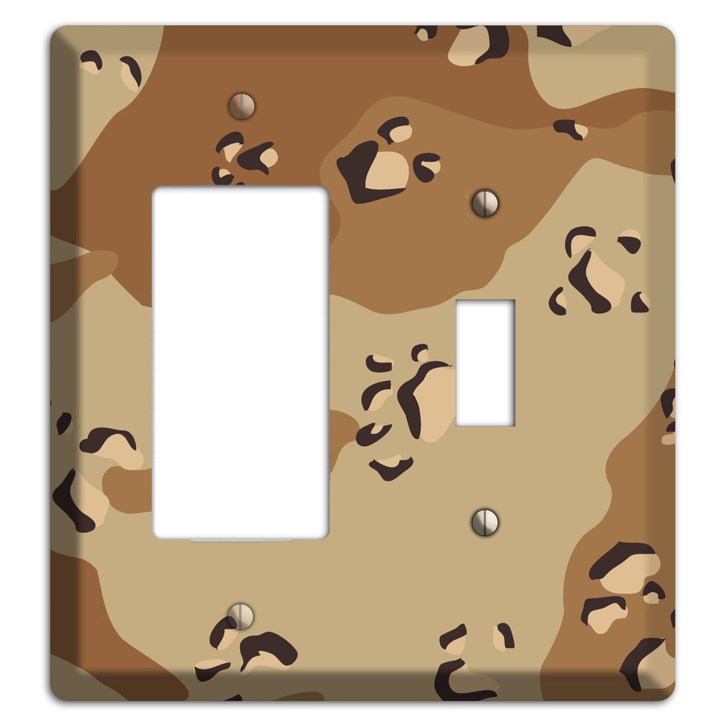 Desert Camo Rocker / Toggle Wallplate