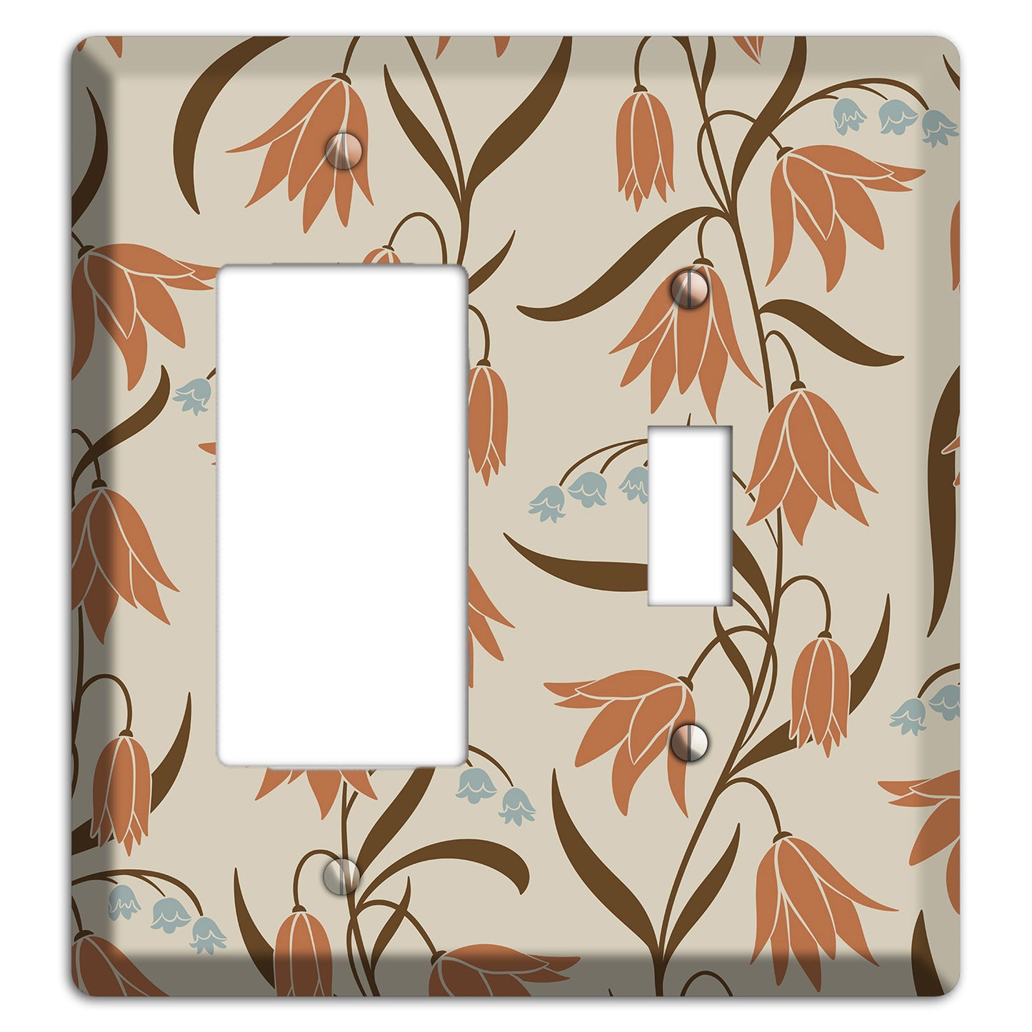 Spring Floral 1 Rocker / Toggle Wallplate