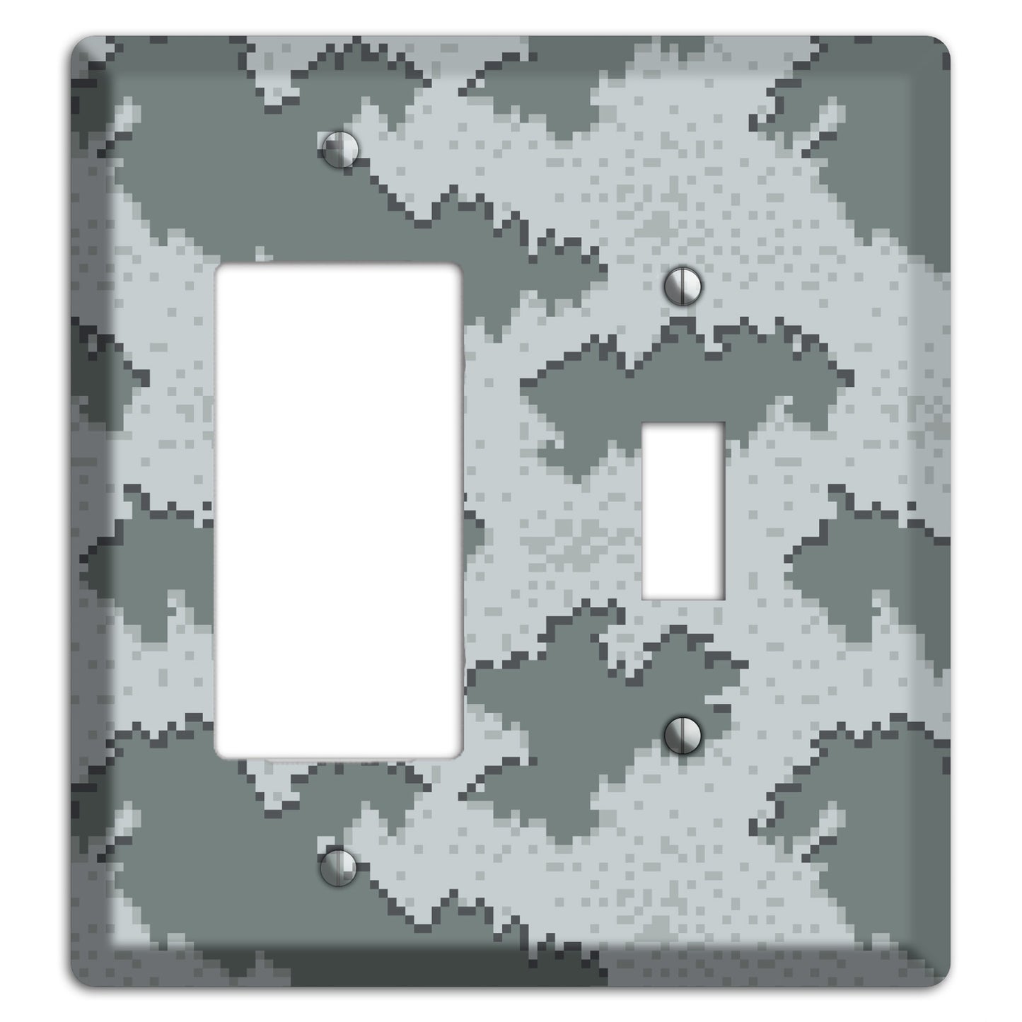 Marpat Winter Camo Rocker / Toggle Wallplate