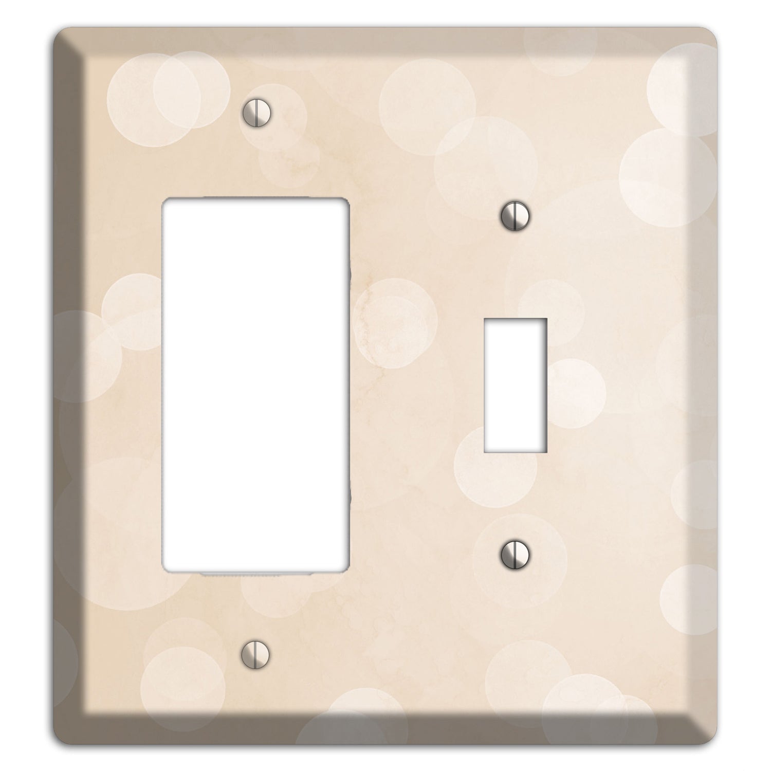 Parchment Neutral Texture Rocker / Toggle Wallplate