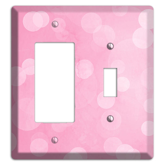 purple Pizzaz Pink Texture Rocker / Toggle Wallplate