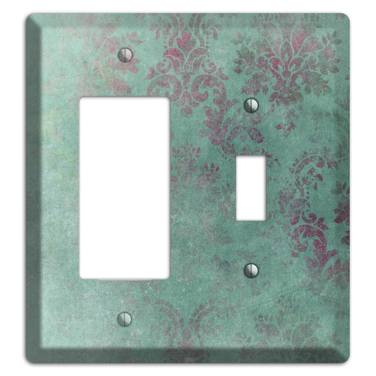 Corduroy Whimsical Damask Rocker / Toggle Wallplate