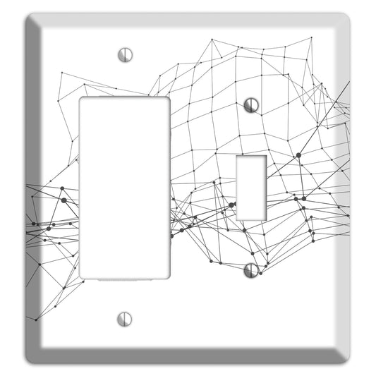 Linear J Rocker / Toggle Wallplate