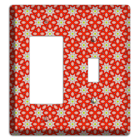 Red Foulard 2 Rocker / Toggle Wallplate