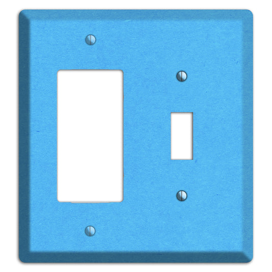 Maya Blue Kraft Rocker / Toggle Wallplate