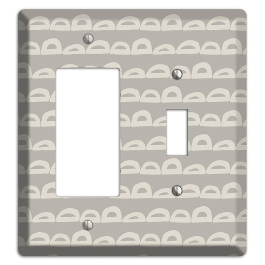 Logan Whimsical Damask Rocker / Toggle Wallplate