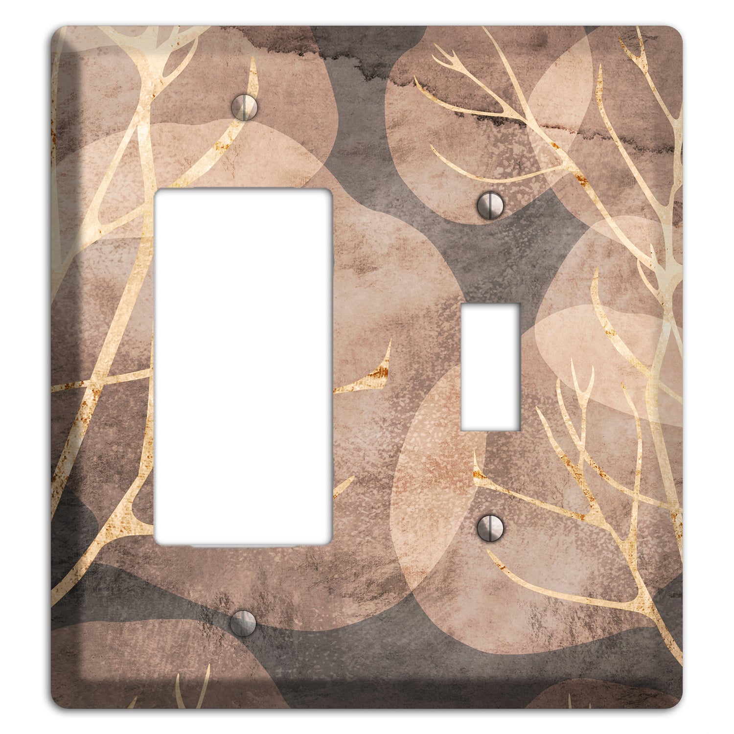 Autumn Leaves Rocker / Toggle Wallplate