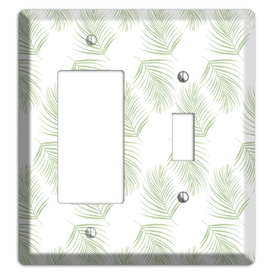 Leaves Style GG Rocker / Toggle Wallplate