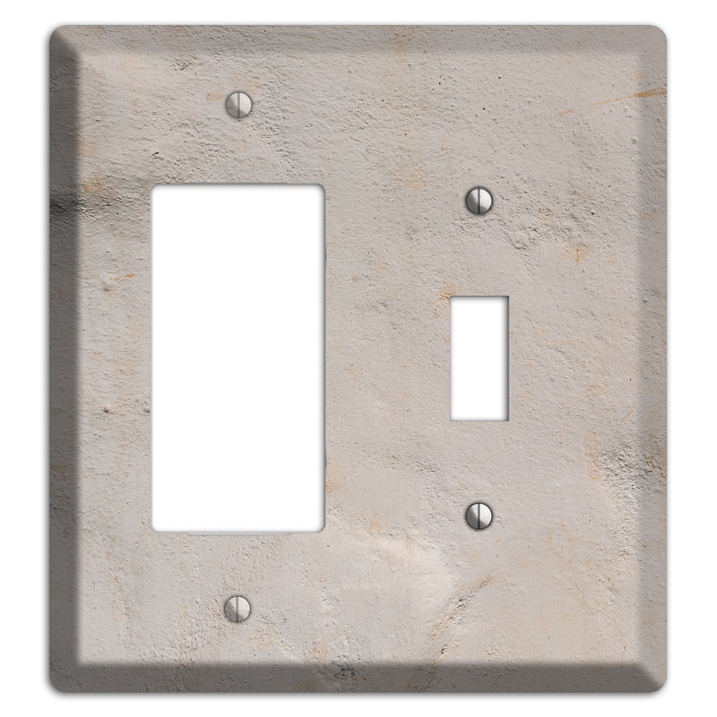 Trowled Concrete Rocker / Toggle Wallplate