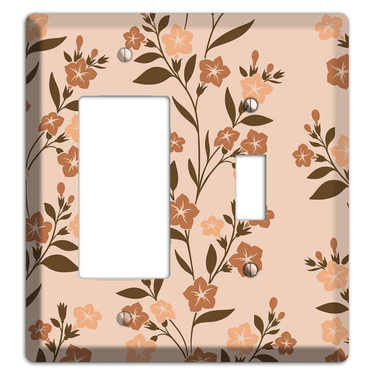 Spring Floral 2 Rocker / Toggle Wallplate