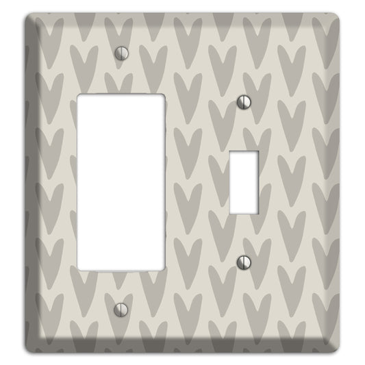 Simple Scandanavian Style I Rocker / Toggle Wallplate