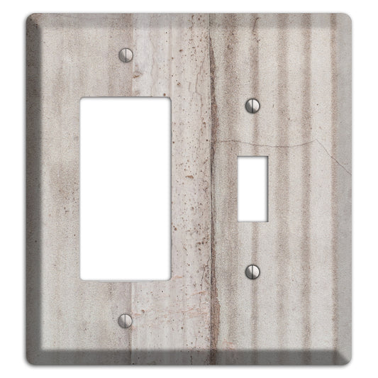 Old Concrete 5 Rocker / Toggle Wallplate