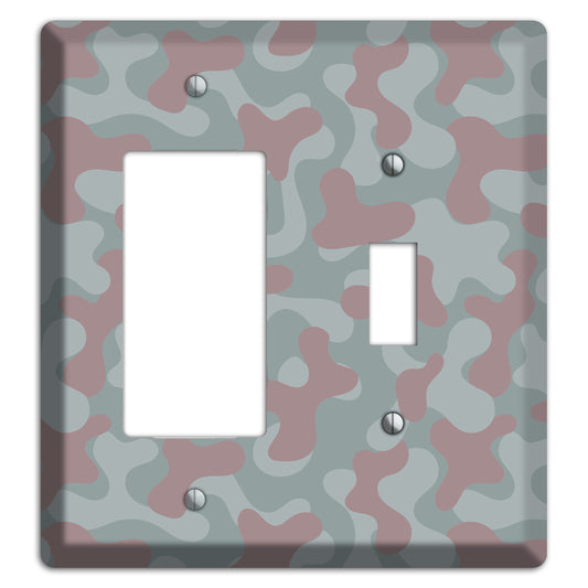 Afghanistan Blotch 1 Camo Rocker / Toggle Wallplate