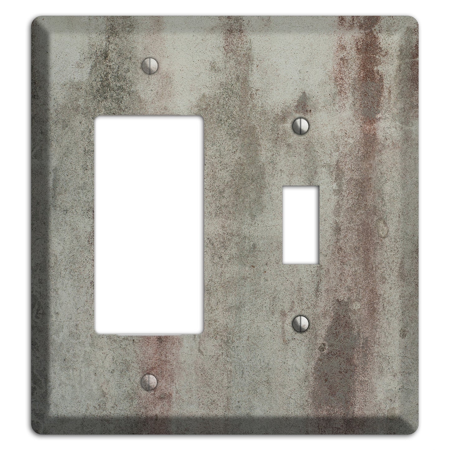 Old Concrete 15 Rocker / Toggle Wallplate