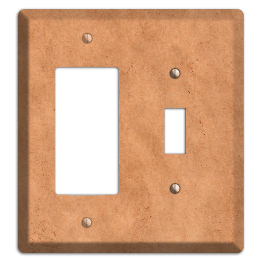 Aged Paper 7 Rocker / Toggle Wallplate