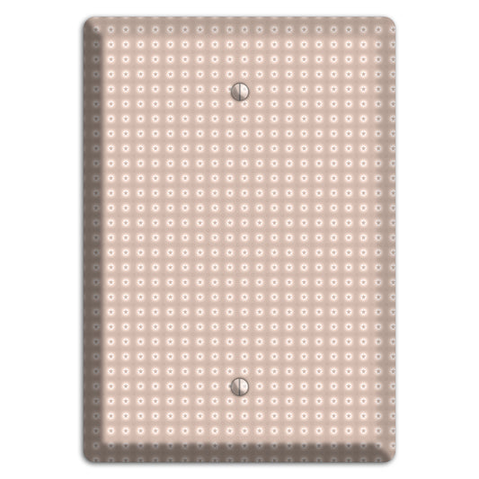 Beige with Circled Stars Blank Wallplate