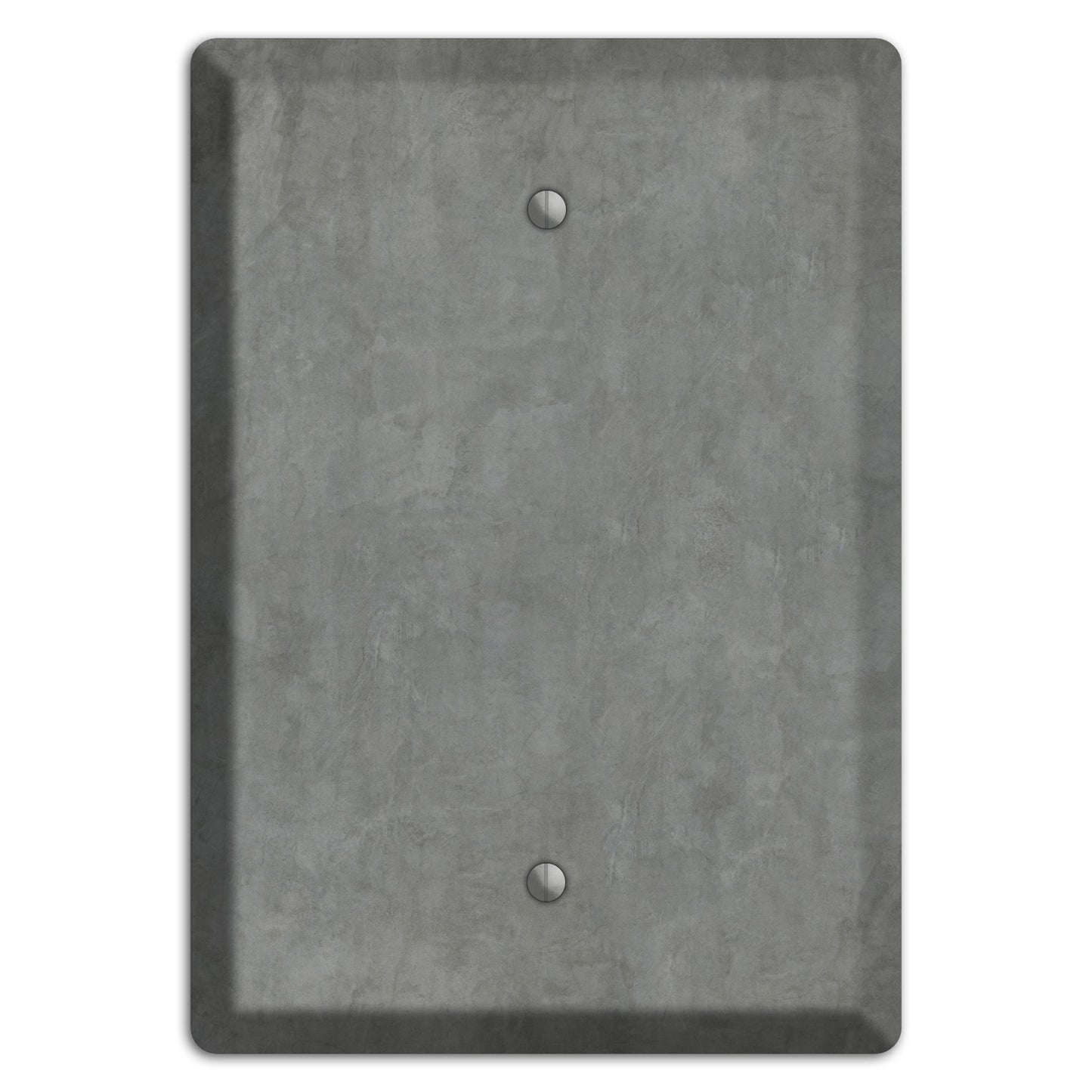 Stucco Grey Blank Wallplate