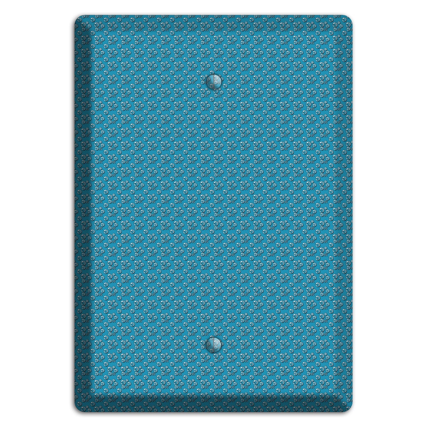 Blue Bubbles Blank Wallplate