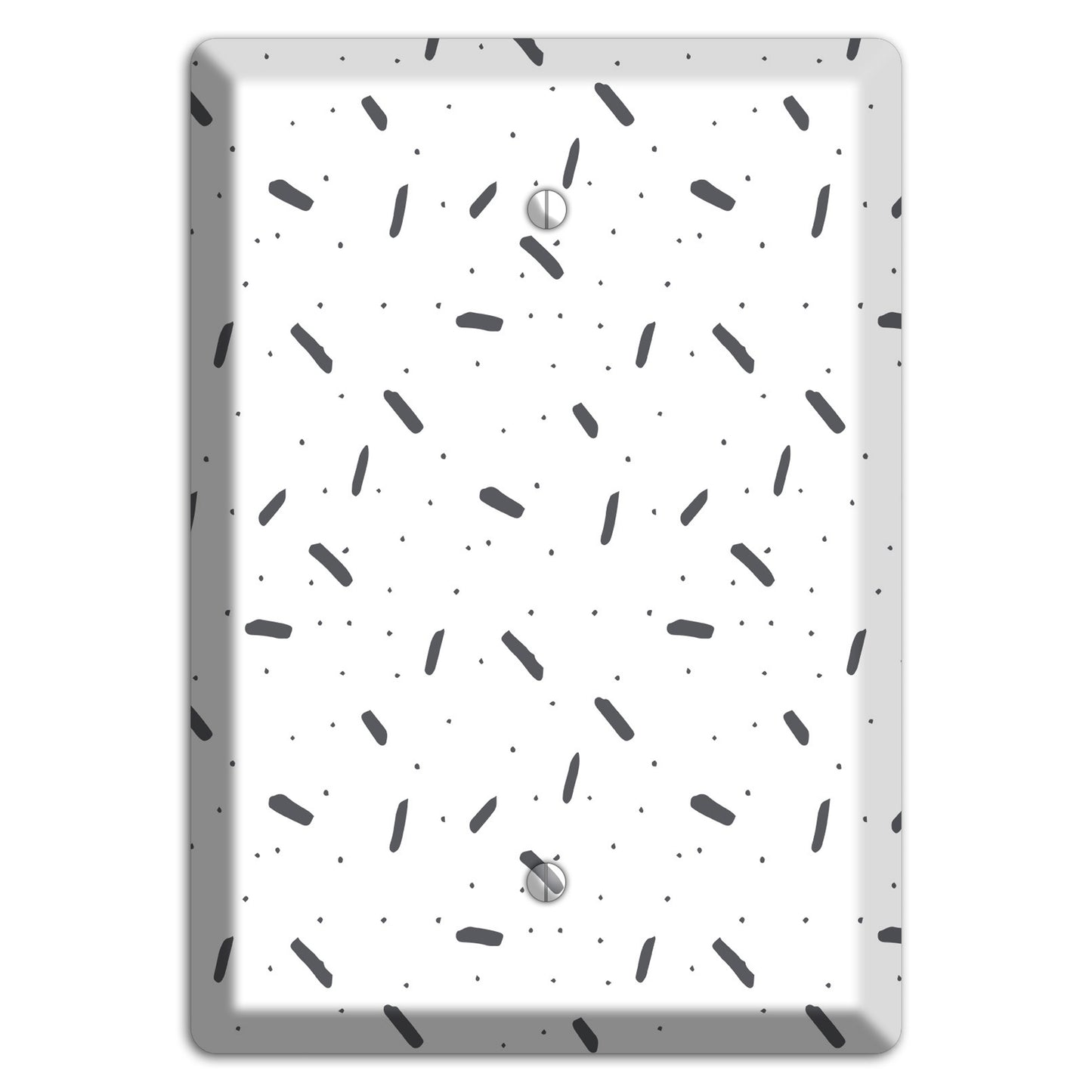 Abstract 13 Blank Wallplate