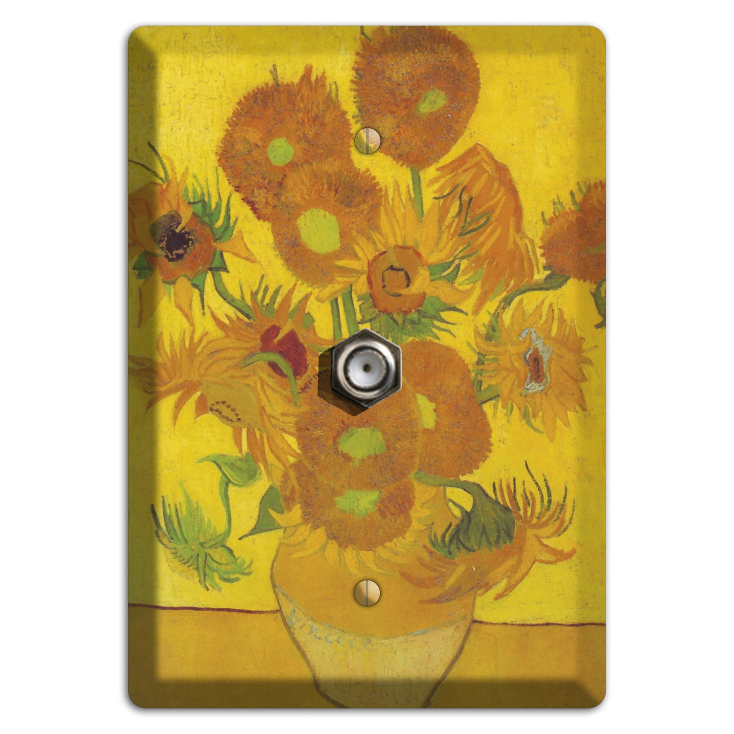 Vincent Van Gogh 8 Cable Wallplate