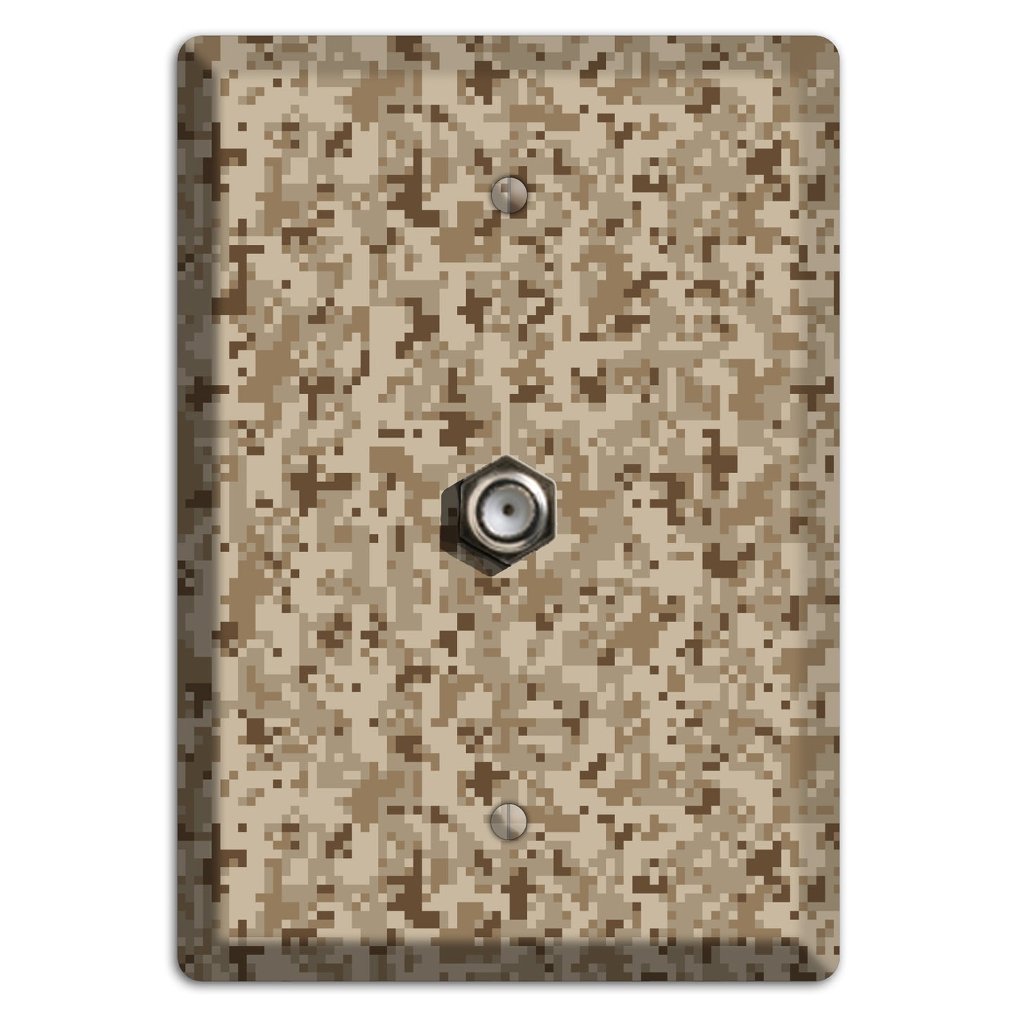 Desert Camo Cable Wallplate