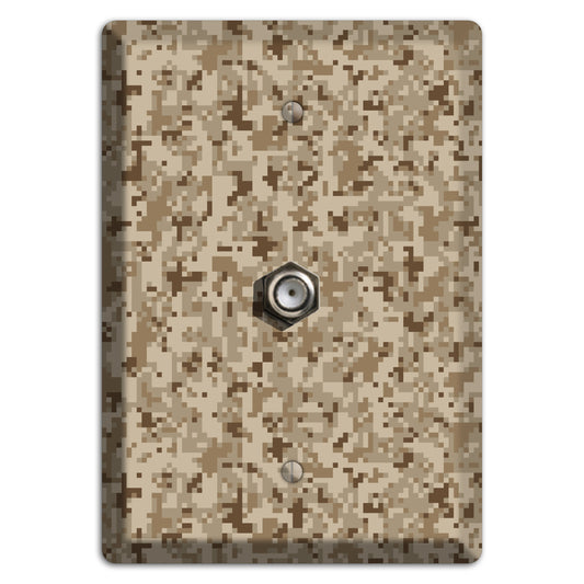 Desert Camo Cable Wallplate