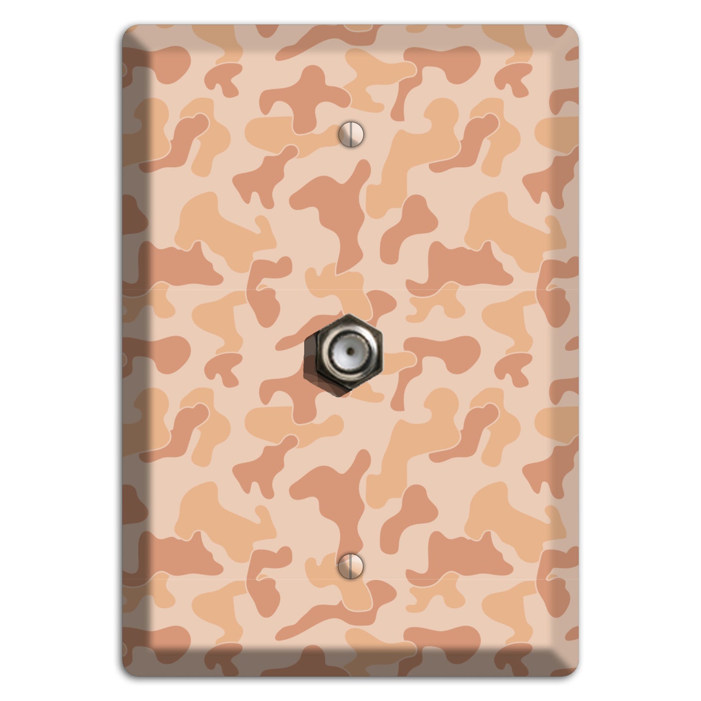 Beach Camo Cable Wallplate