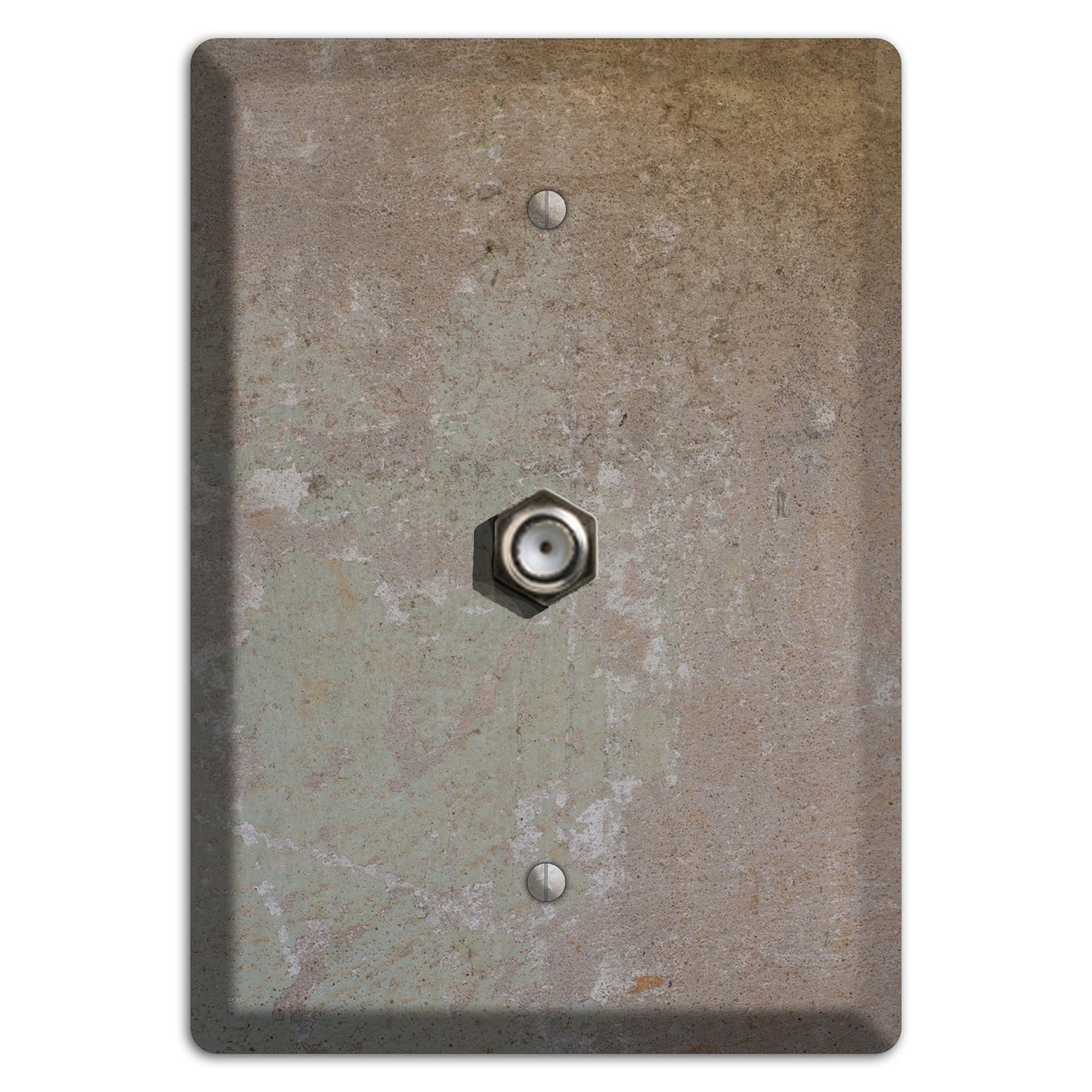 Old Concrete 8 Cable Wallplate