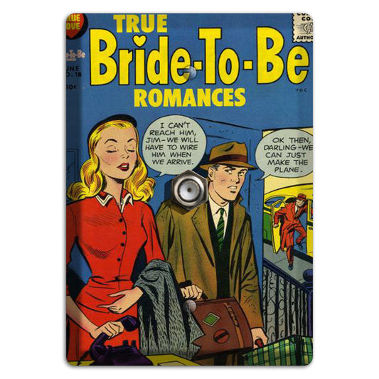 Bride-to-be Vintage Comics Cable Wallplate