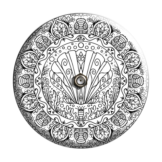 Seashell Mandala Cable Wallplate