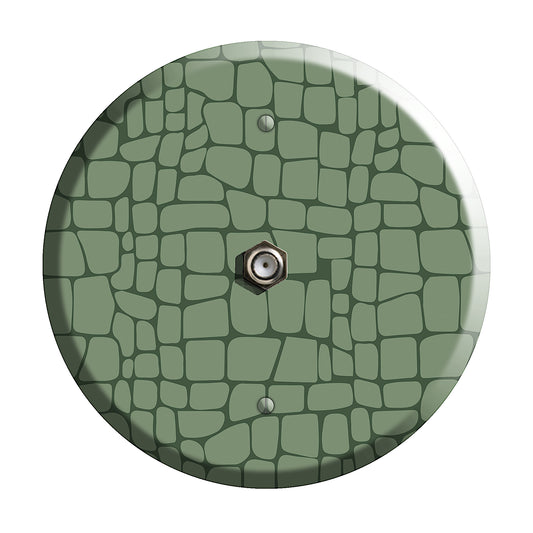 Green Crocodile Cable Wallplate