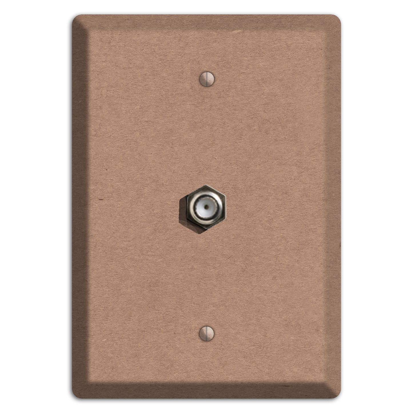 Pale Taupe Kraft Cable Wallplate