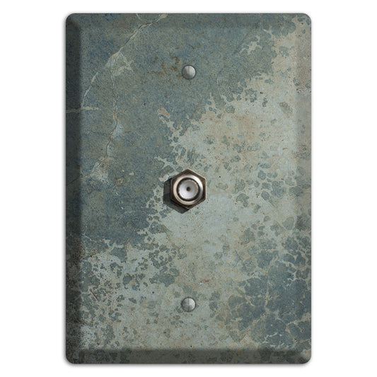 Old Concrete 9 Cable Wallplate