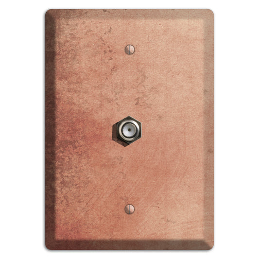 Tan Vintage Grunge Cable Wallplate