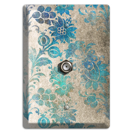 Mantle Whimsical Damask Cable Wallplate