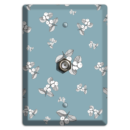 Wildlife Berry Bloom Cable Wallplate