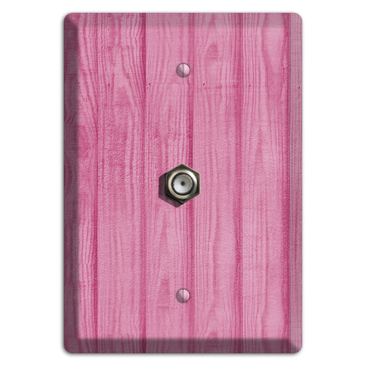 Can Can Pink Texture Cable Wallplate