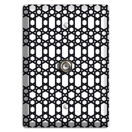 Moroccan 9 Cable Wallplate