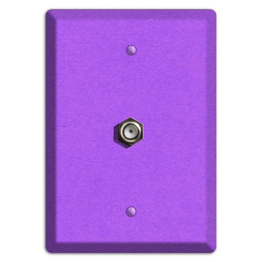 Dark Orchid Kraft Cable Wallplate