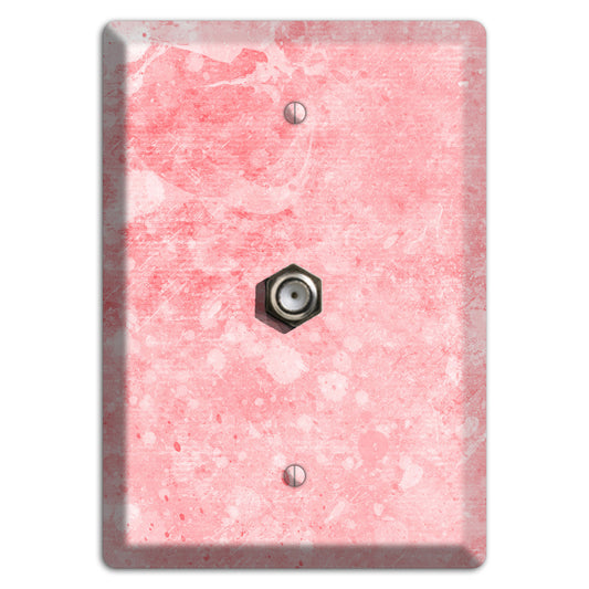 Rose Fog Soft Coral Cable Wallplate