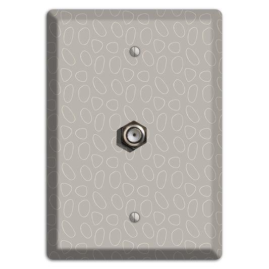 Simple Scandanavian Style E Cable Wallplate