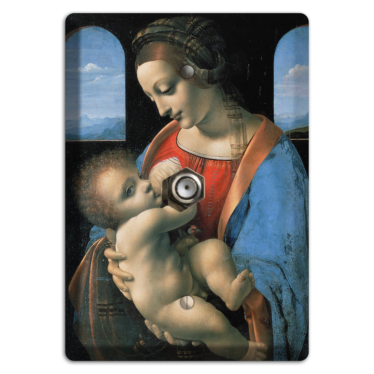 Da Vinci - Madonna Litta Cable Wallplate